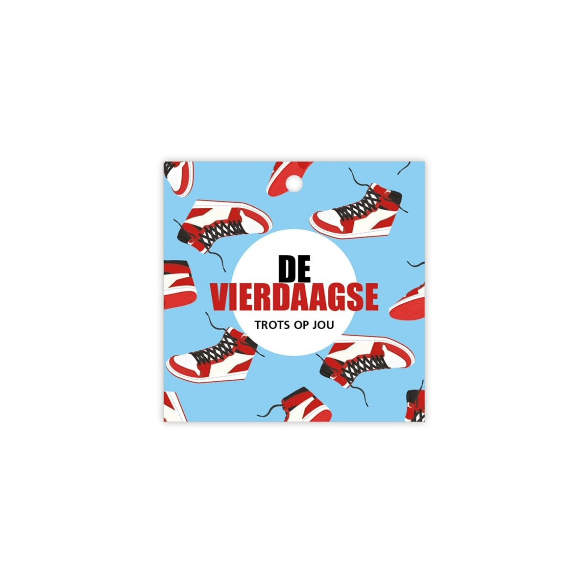 Kadolabel vierdaagse trots op jou