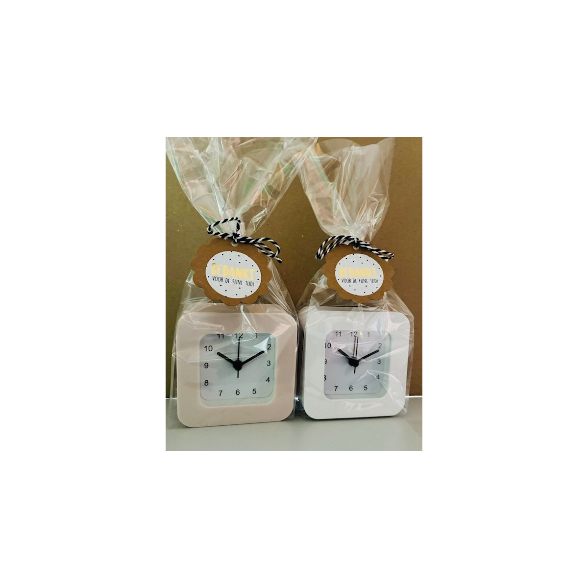kadosetje klokje wit
