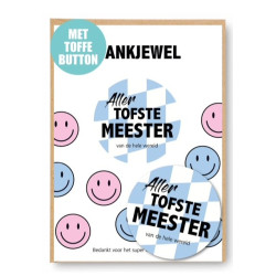 Ansichtkaart button aller tofste meester