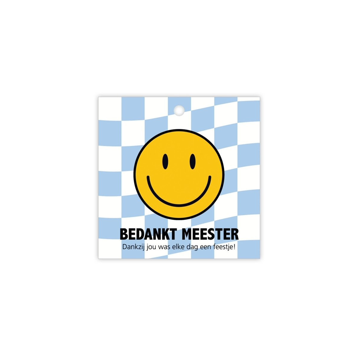 Kadolabel dubbel meester feestje