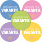 stickermix vakantie assorti zonnetje