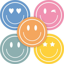 Stickermix happy smileys
