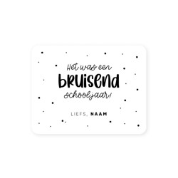 sticker het was bruisend schooljaar