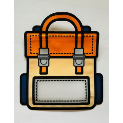 schooltas zakje oranje