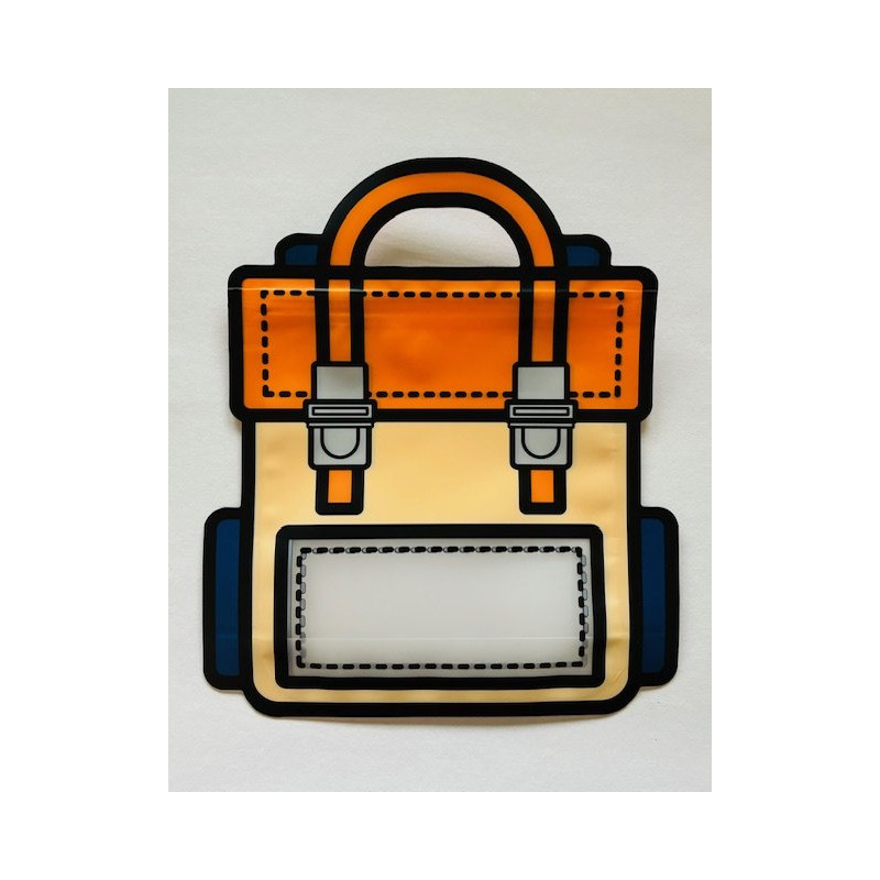 schooltas zakje oranje