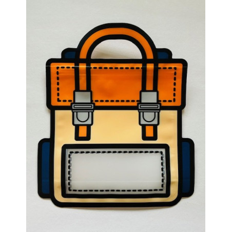 schooltas zakje oranje