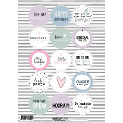 stickervel pastel