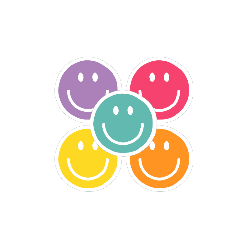 stickermix smile kleurtjes
