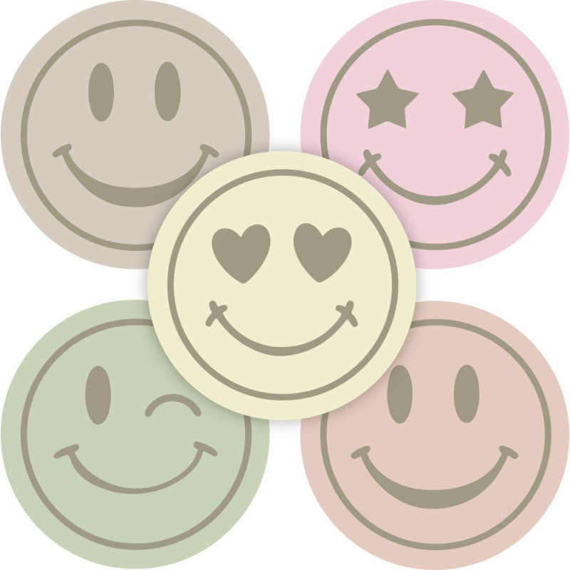 stickermix smiley naturel