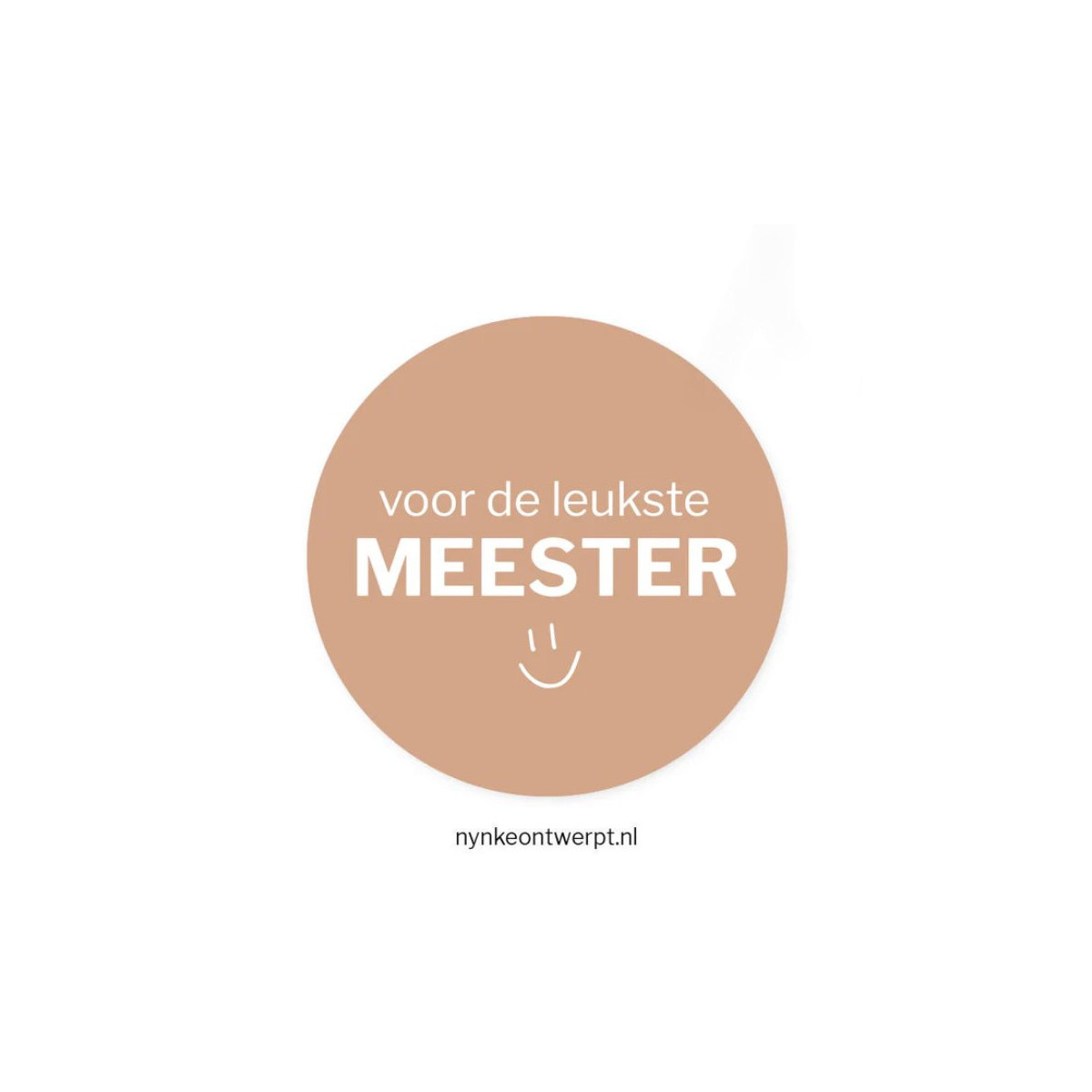 sticker leukste meester smiley