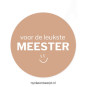 sticker leukste meester smiley