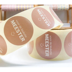 sticker leukste meester smiley