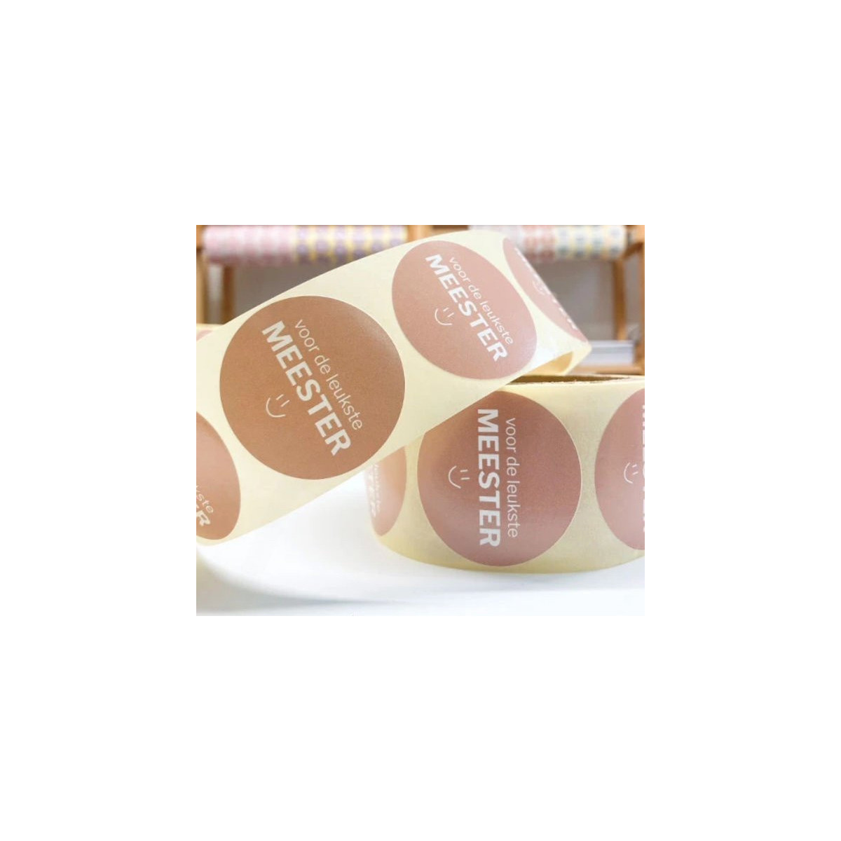 sticker leukste meester smiley