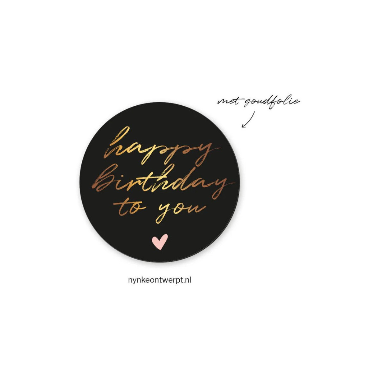 sticker happy birthday to you