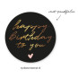sticker happy birthday to you