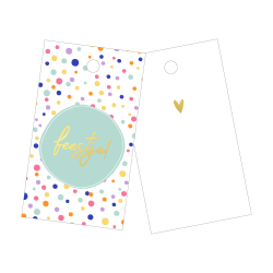 kadolabels confetti feest