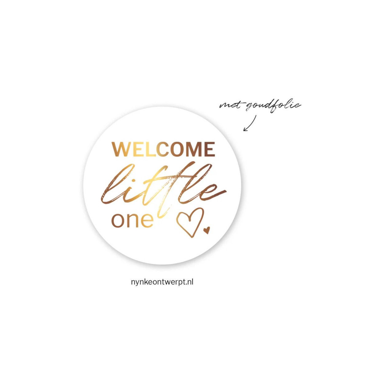 sticker welcome little one