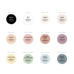 gepersonaliseerde stickervel matties zuur