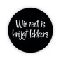 stickers zwart wit zoet lekkers sint