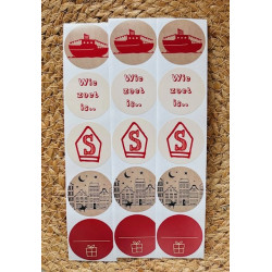 stickermix bordeaux zoet