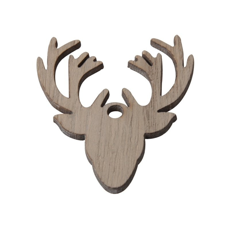 houten rendier naturel