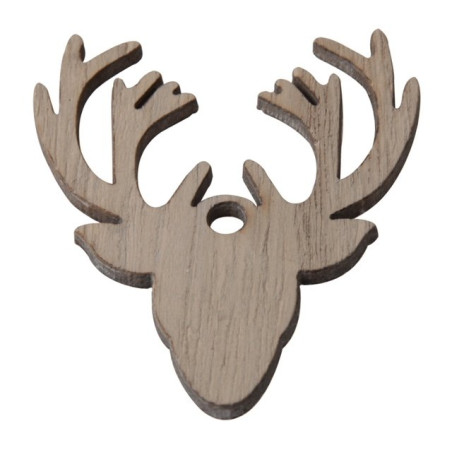 houten rendier naturel