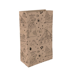 blokbodemzak kraft welkom sint