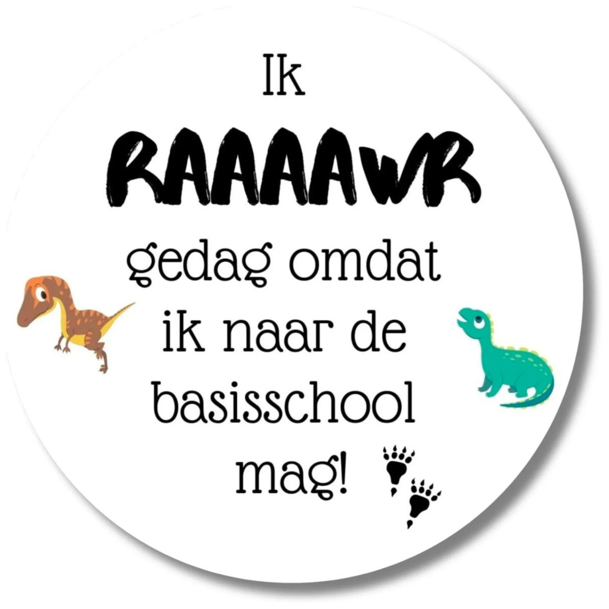 sticker dino basisschool