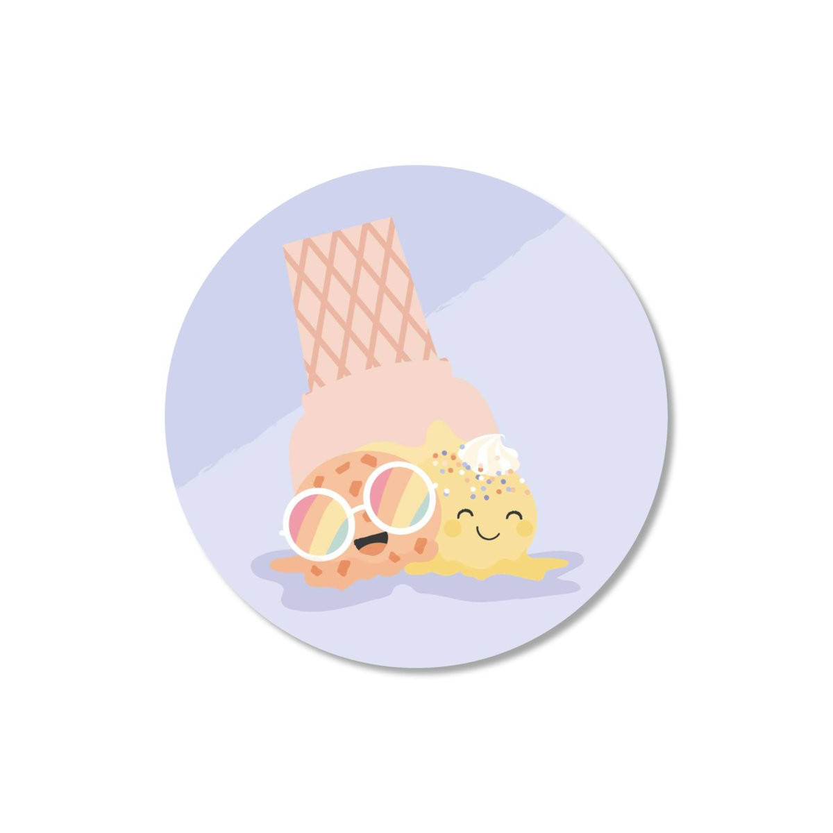 sticker ijsje zonnebril