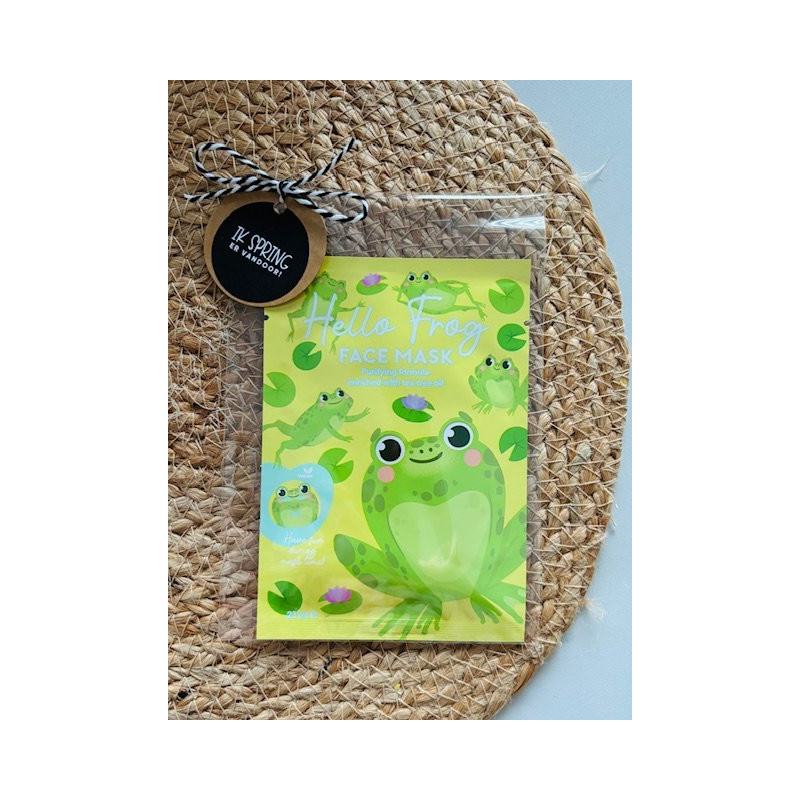 Kadosetje - gezichtsmasker kikker