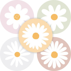 stickermix madeliefjes