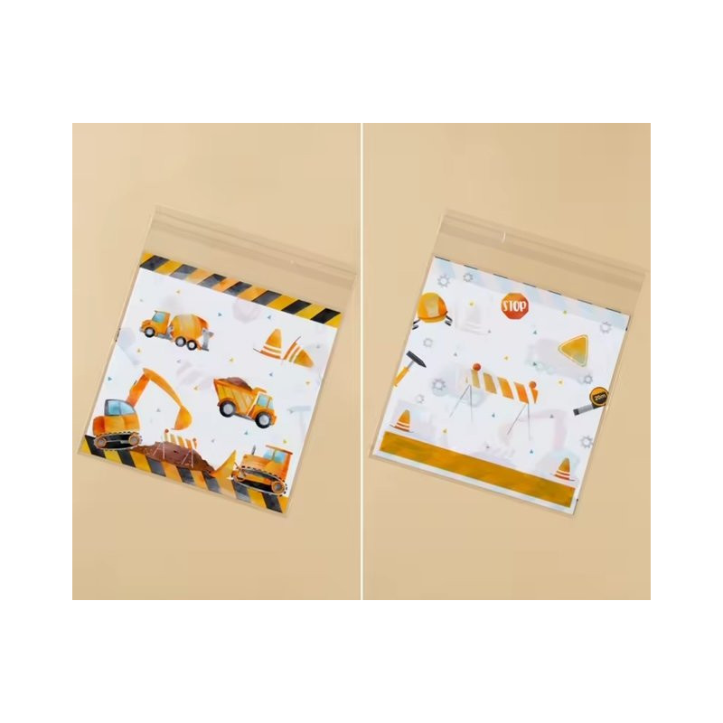 traktatiezakje bouwvoertuigen