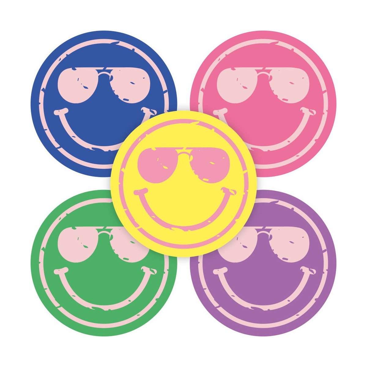 stickermix summer smileys