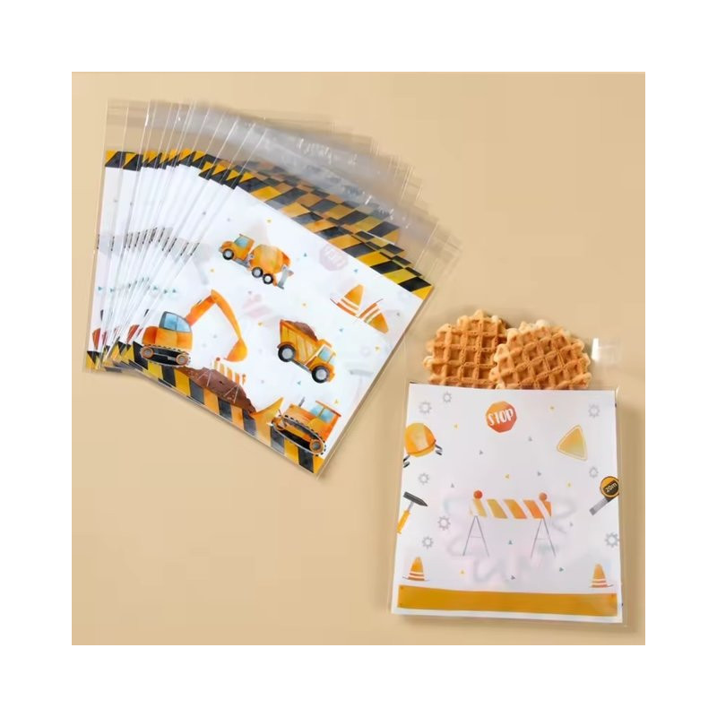 traktatiezakje bouwvoertuigen