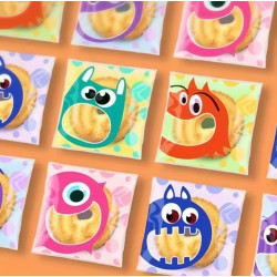 monster grappig zakjes