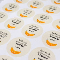 gepersonaliseerd banaan