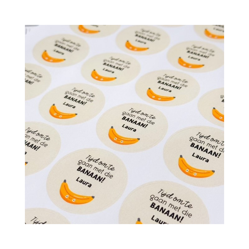 gepersonaliseerd banaan