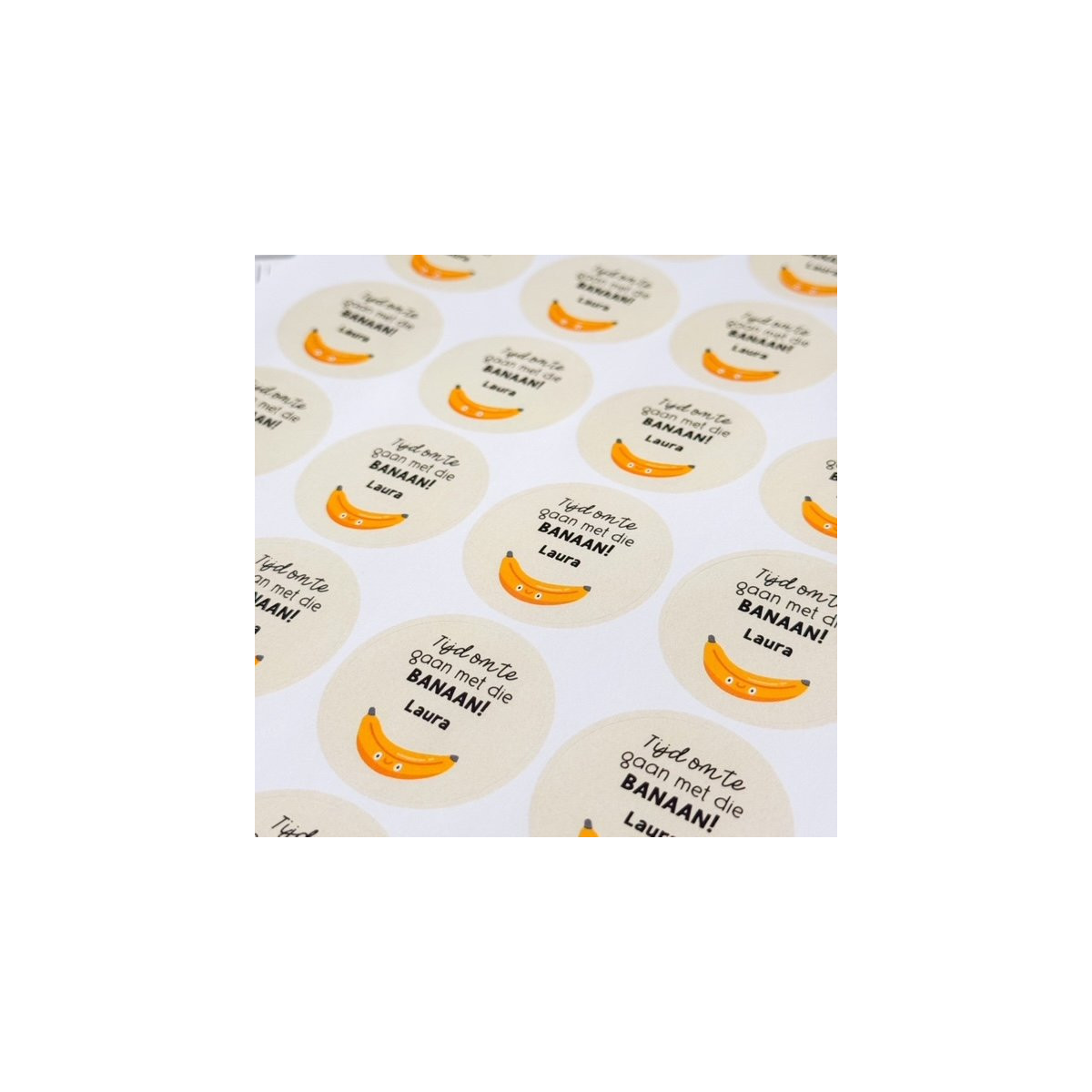 gepersonaliseerd banaan