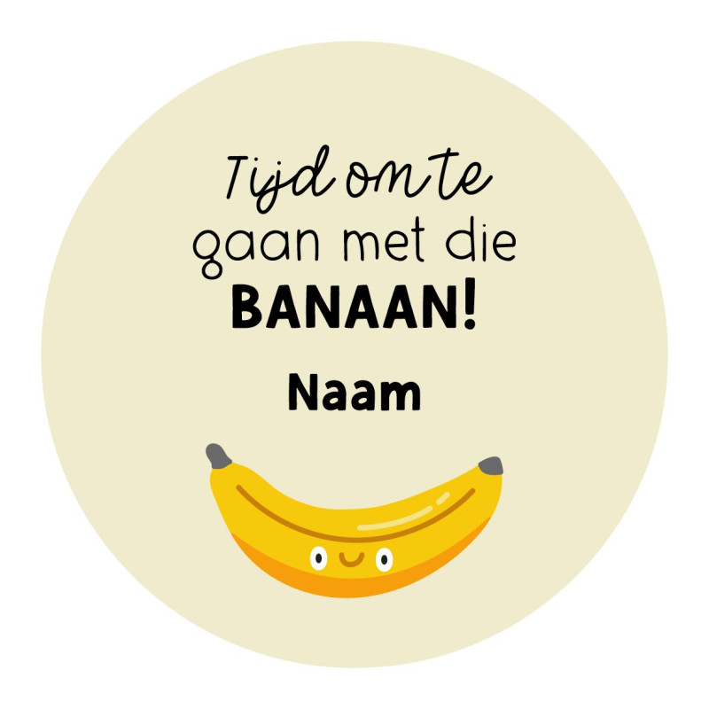 gepersonaliseerd banaan