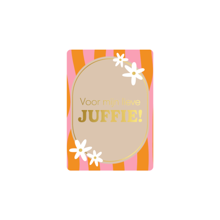 minikaart voor mijn lieve juffie