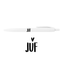 pen juf wit hartje