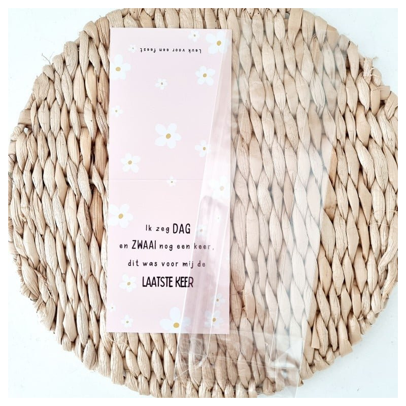 feestzakje ik zeg gedag