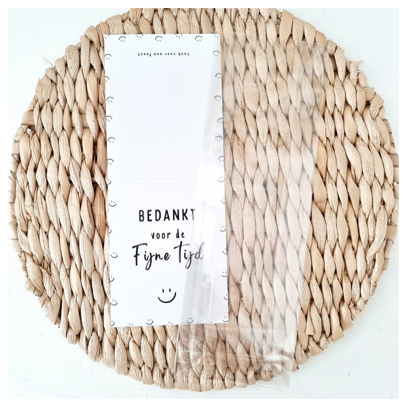 feestzakje bedankt fijne tijd