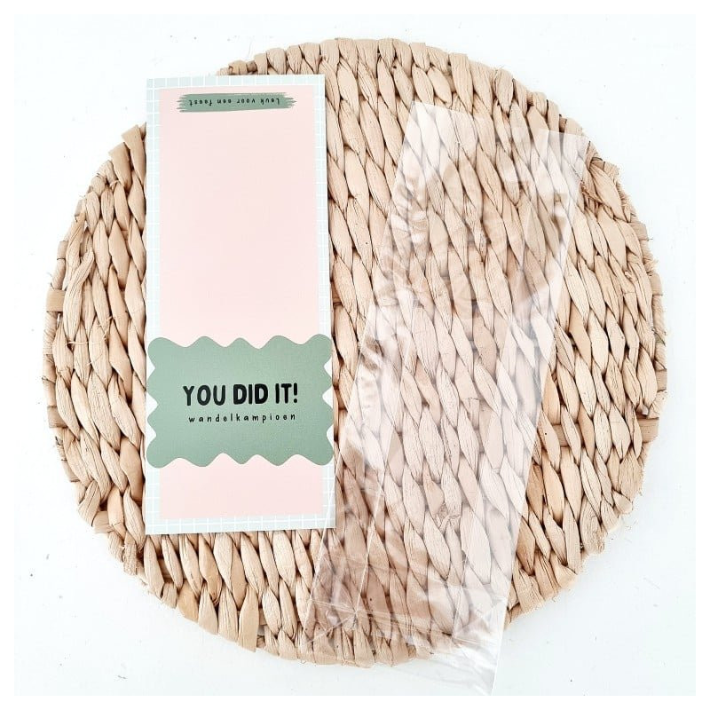 feestzakje You Did It wandelkampioen