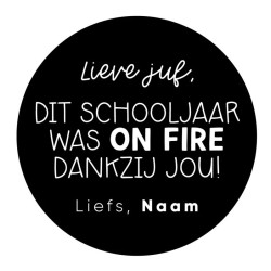 gepersonaliseerd on fire schooljaar